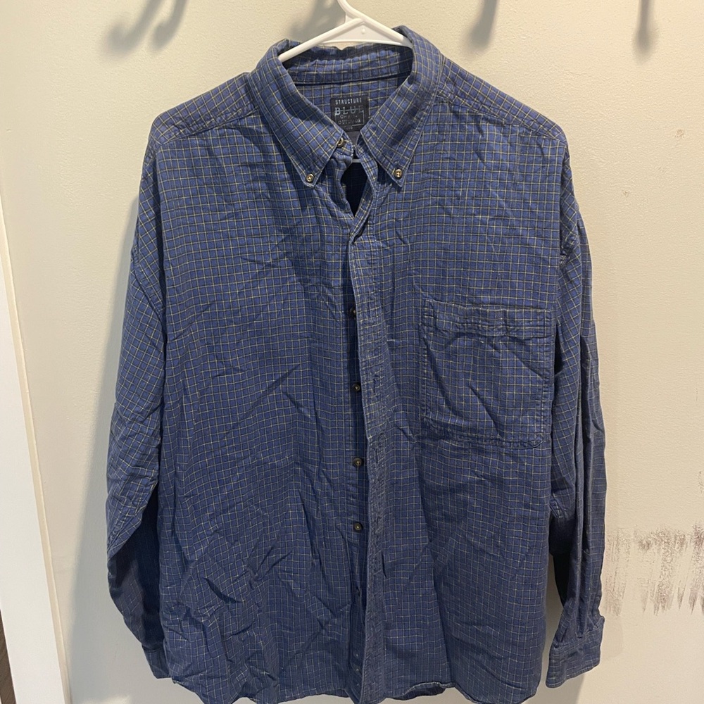 Polo Ralph Lauren Navy Checkered Men's Shirt